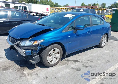2014 Honda Civic Lx z USA, uszkodzony, nr VIN 2HGFB2F52EH518862